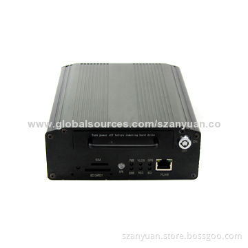 Mobile DVR, Supports 4 Video/2 Audio Input, both 2.5 inch HDD and 64G SD card storage